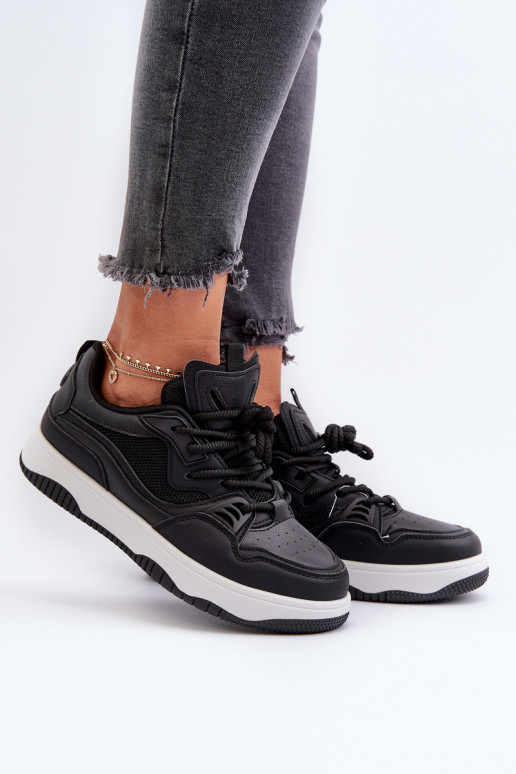 Sneakers tüüpi jalanõud   platvormiga mustad Etnaria