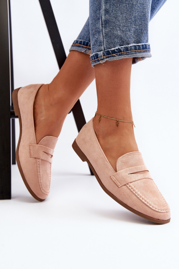   Klassikalise mudeli Mokassiinid Tumeroosad värvi Olevin