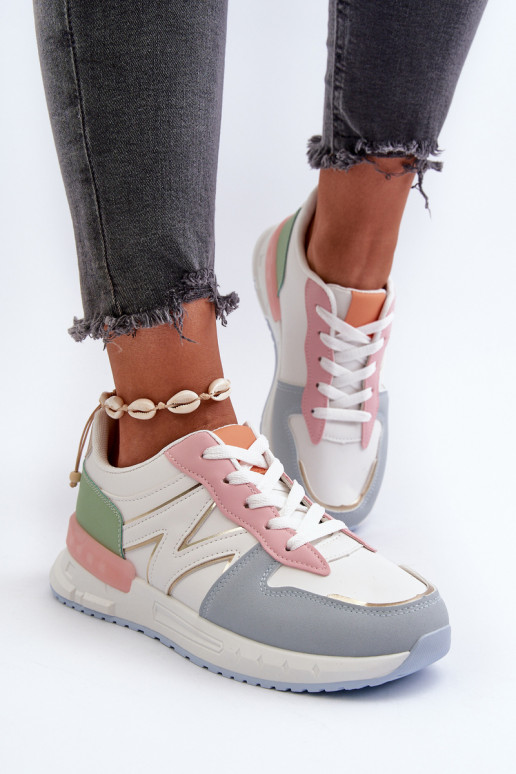 Sneakers tüüpi jalanõud   eko-nahast Mitmevärvilised Kaimans