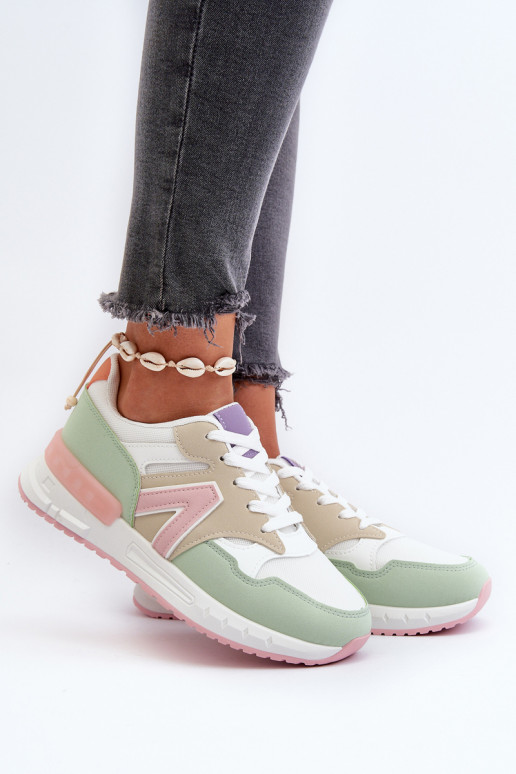 Sneakers tüüpi jalanõud   eko-nahast Mitmevärvilised Vinelli