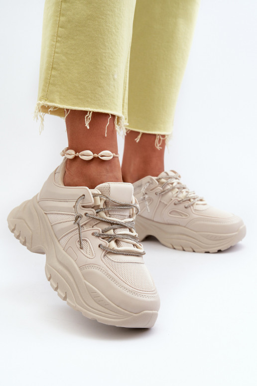 Sneakers tüüpi jalanõud     m beeži värvi Relissa