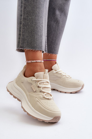 Sneakers tüüpi jalanõud HI-POLY SYSTEM Big Star beeži värvi