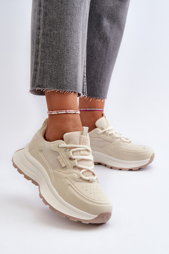 Sneakers tüüpi jalanõud HI-POLY SYSTEM Big Star beeži värvi