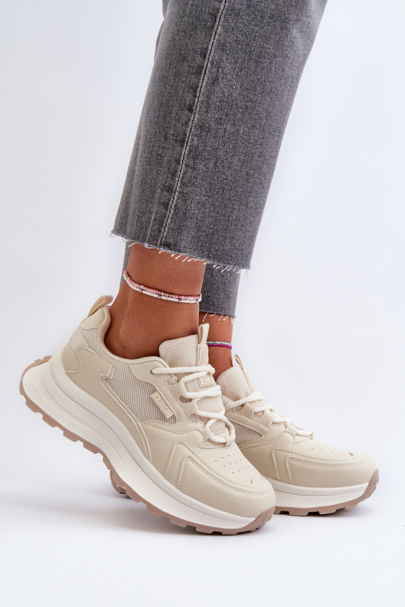Sneakers tüüpi jalanõud HI-POLY SYSTEM Big Star beeži värvi