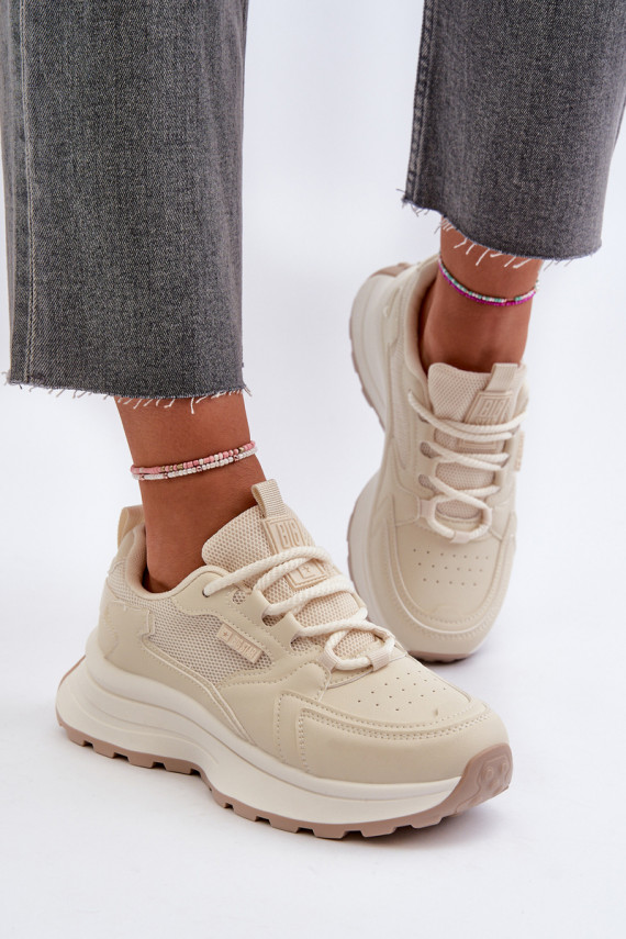Sneakers tüüpi jalanõud HI-POLY SYSTEM Big Star beeži värvi
