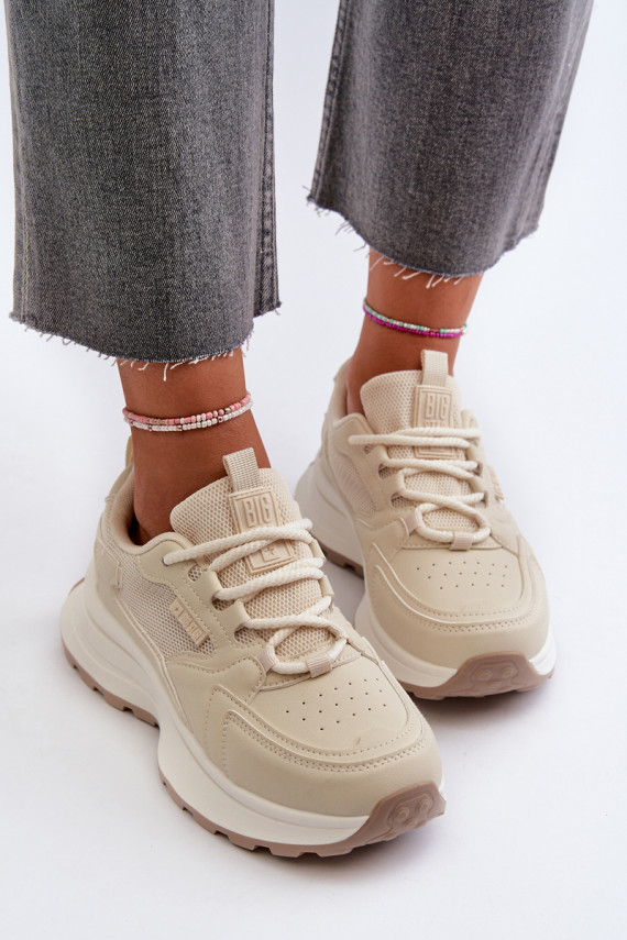 Sneakers tüüpi jalanõud HI-POLY SYSTEM Big Star beeži värvi