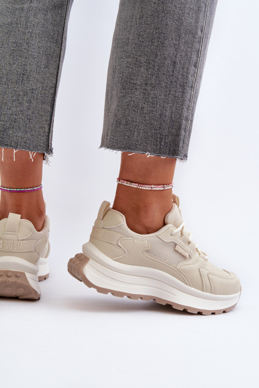 Sneakers tüüpi jalanõud HI-POLY SYSTEM Big Star beeži värvi