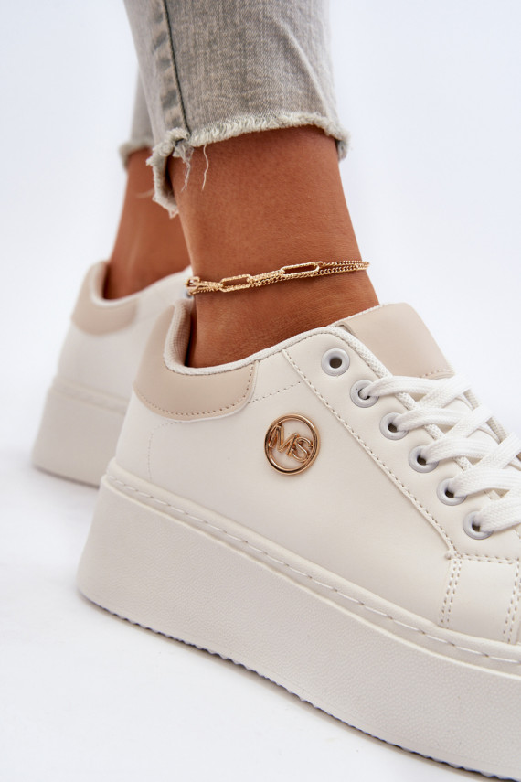 Sneakers tüüpi jalanõud   platvormiga valget värvi Eshen