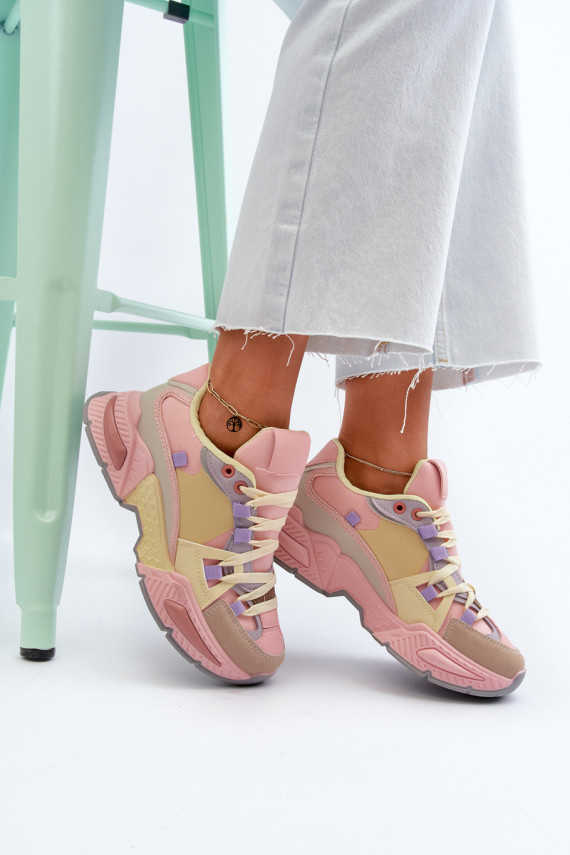 Snekersy    tumeroosad värvi-Kollased Peonema