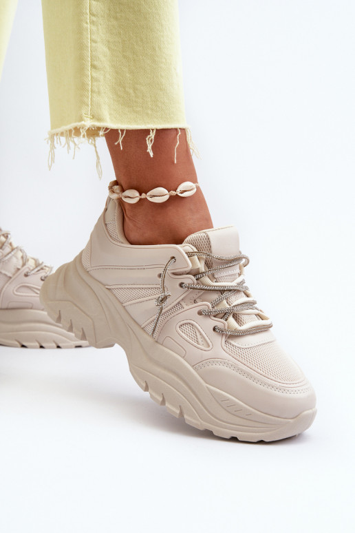 Sneakers tüüpi jalanõud beeži värvi Relissa