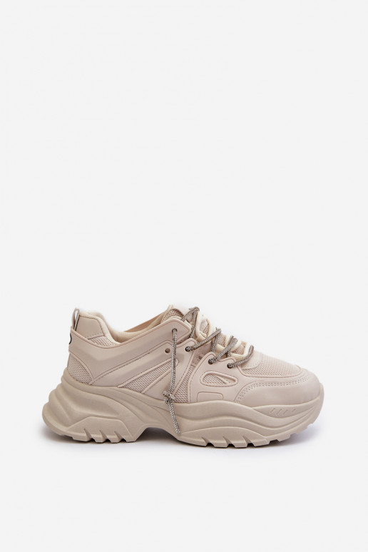 Sneakers tüüpi jalanõud beeži värvi Relissa