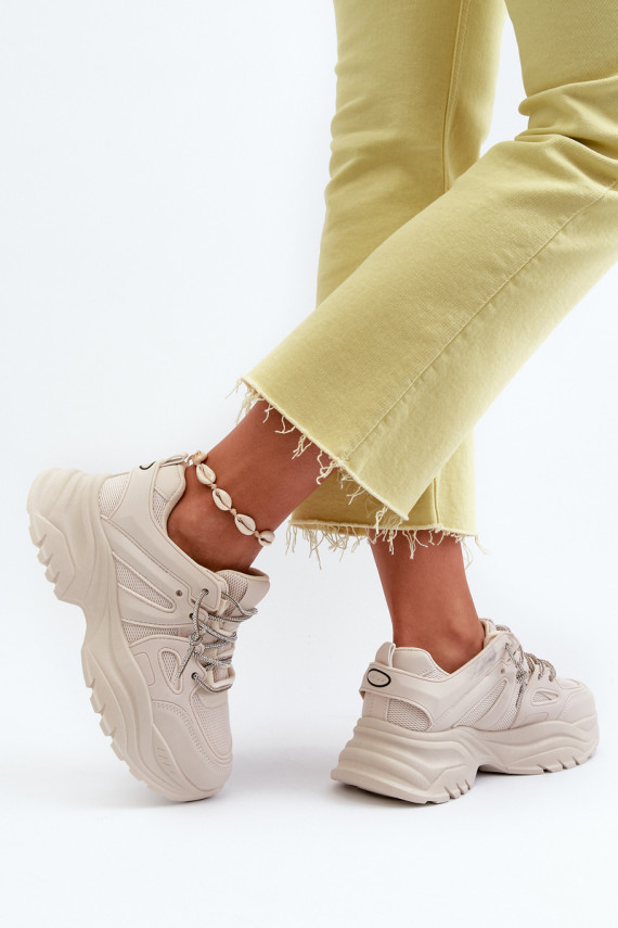 Sneakers tüüpi jalanõud beeži värvi Relissa