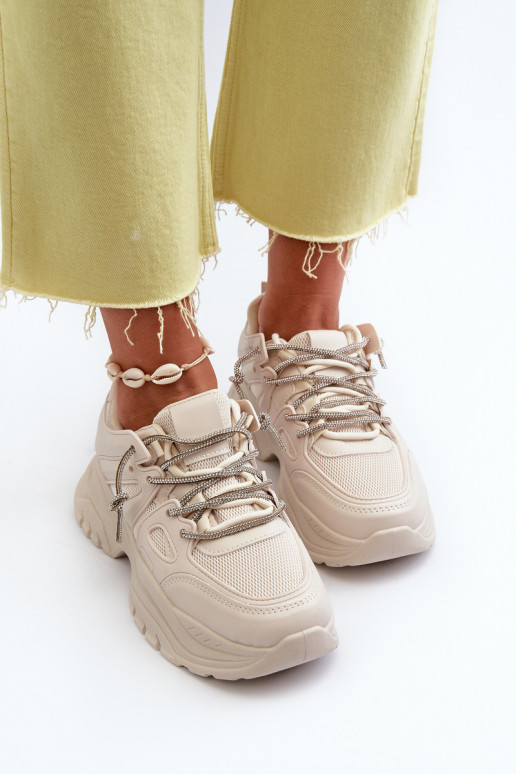 Sneakers tüüpi jalanõud beeži värvi Relissa