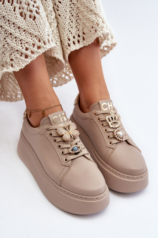     Sneakers tüüpi jalanõud  CheBello 4292 beeži värvi