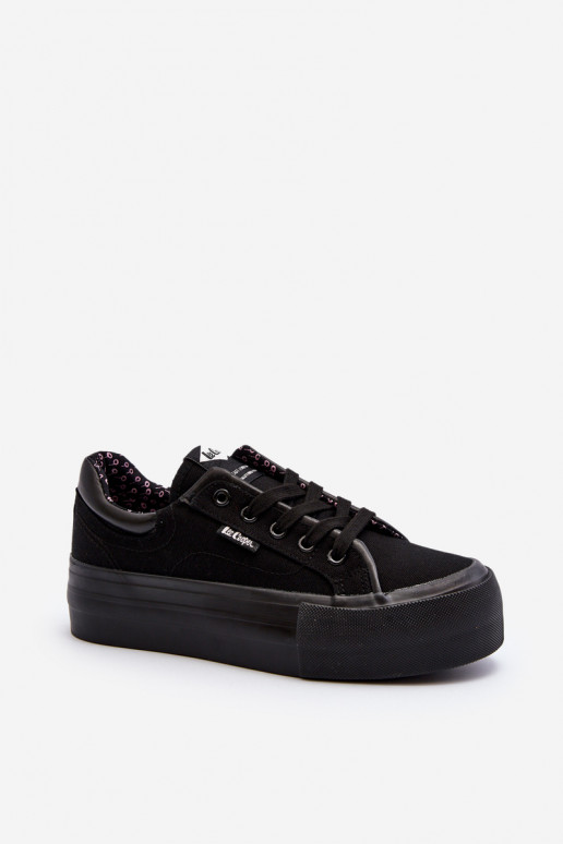 Naiste saapad platvormiga Lee Cooper mustad