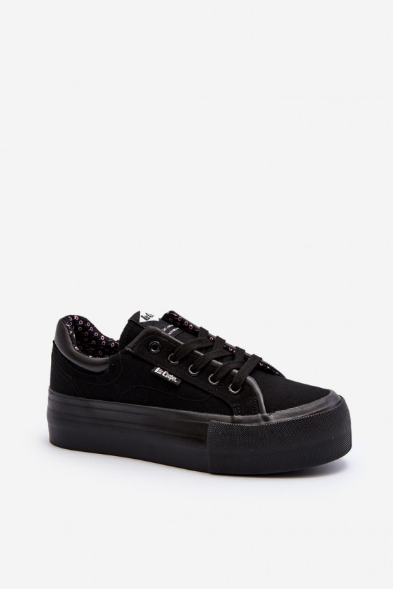 Naiste saapad platvormiga Lee Cooper mustad