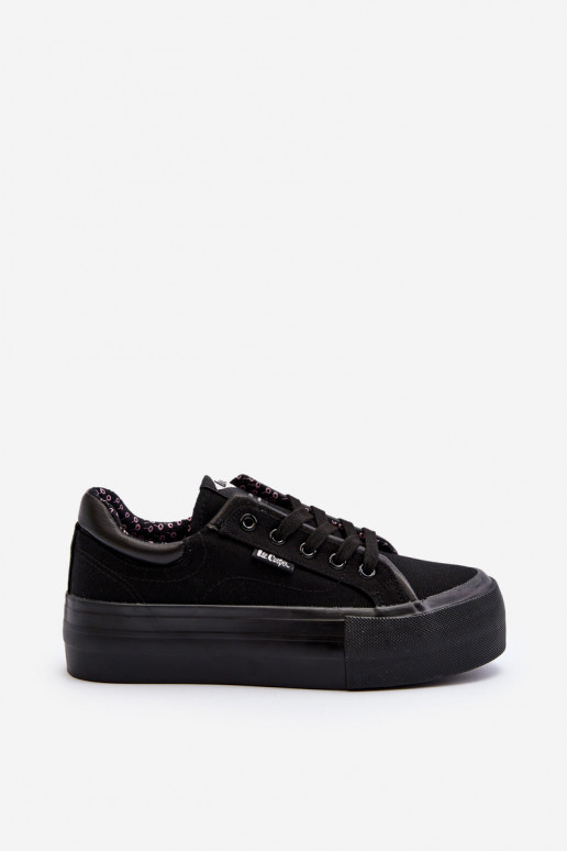 Naiste saapad platvormiga Lee Cooper mustad