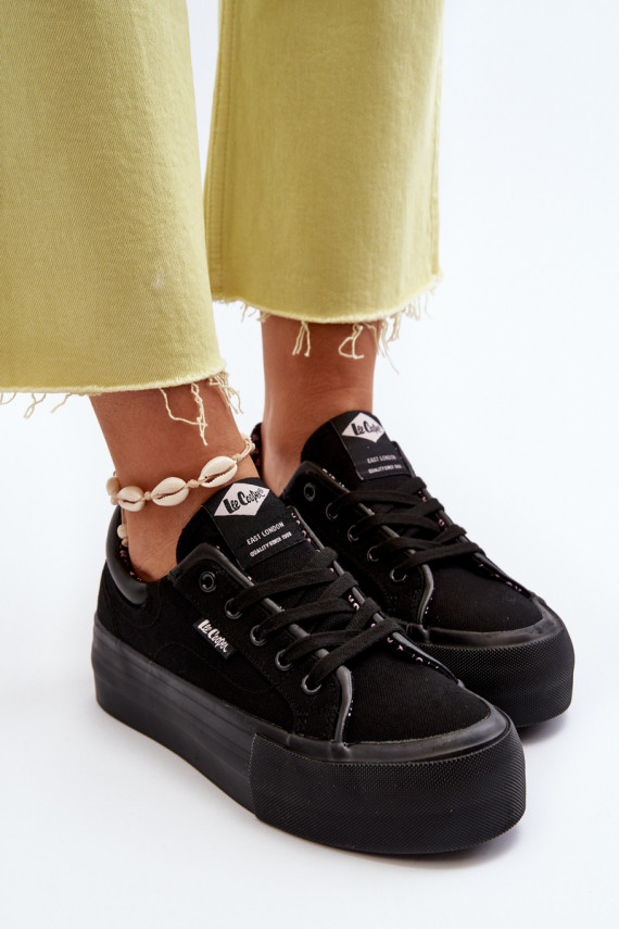 naiste saapad platvormiga Lee Cooper LCW-24-31-2180 mustad