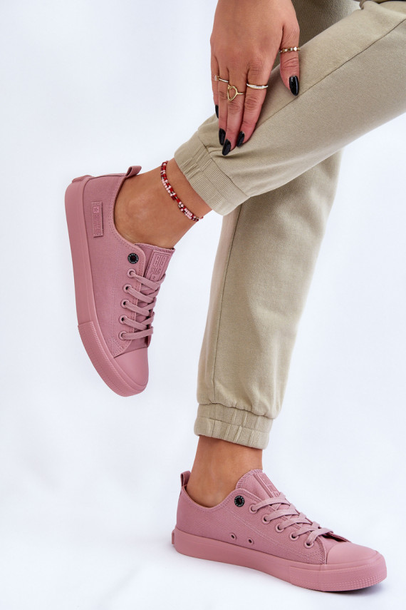   Klassikalise mudeli madalad tennised Big Star LL274027 Tumeroosad värvi