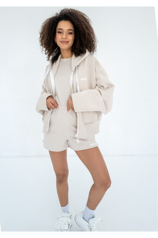 Bane - kookosevärvi lühikesed püksid Bane - kookosevärvi lühikesed püksid