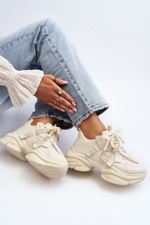 Sneakers tüüpi jalanõud    beeži värvi Windamella