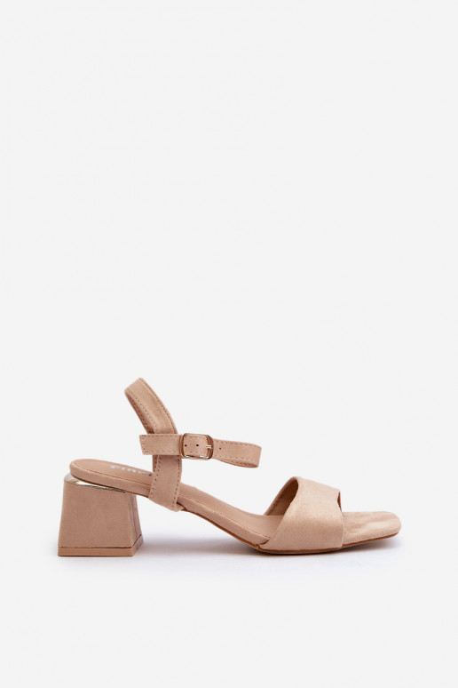 Naistesandaalid  Z u beeži värvi Leisha
