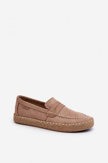 Eko Seemisnahast espadrillid  Big Star NN174049 beeži värvi 2