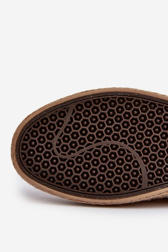 Eko Seemisnahast espadrillid  Big Star NN174049 beeži värvi