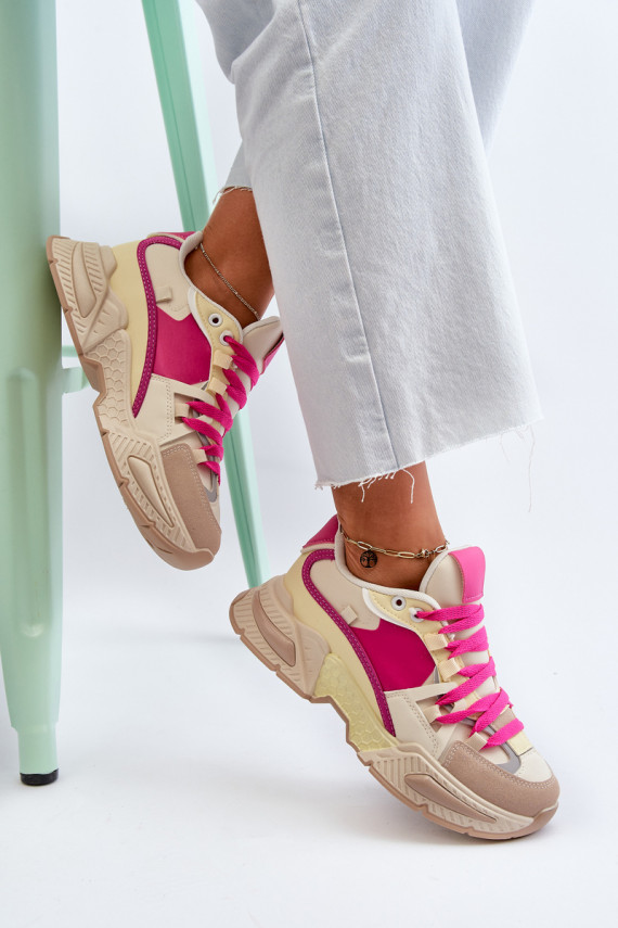 Snekersy    tumeroosad värvi Peonema