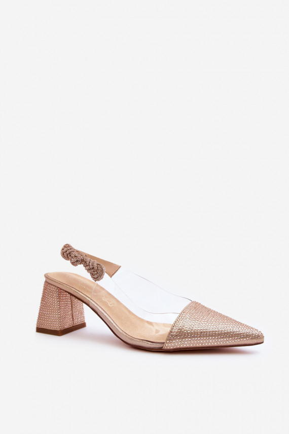 Elegantsed Kingad Terava ninaga jalatsid D&A MR91292-1 champagne