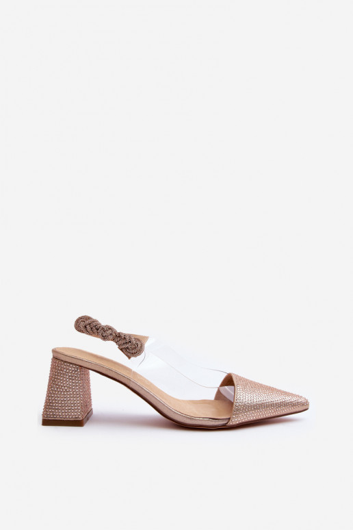 Elegantsed Kingad Terava ninaga jalatsid D&A MR91292-1 champagne