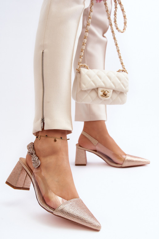 Elegantsed Kingad Terava ninaga jalatsid D&A MR91292-1 champagne