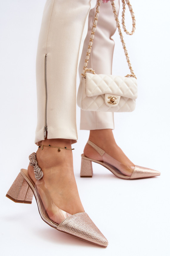 Elegantsed Kingad Terava ninaga jalatsid D&A MR91292-1 champagne