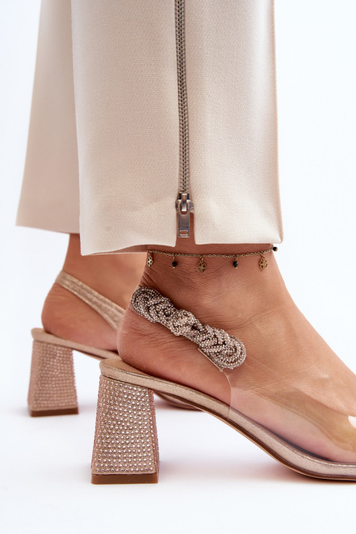 Elegantsed Kingad Terava ninaga jalatsid D&A MR91292-1 champagne