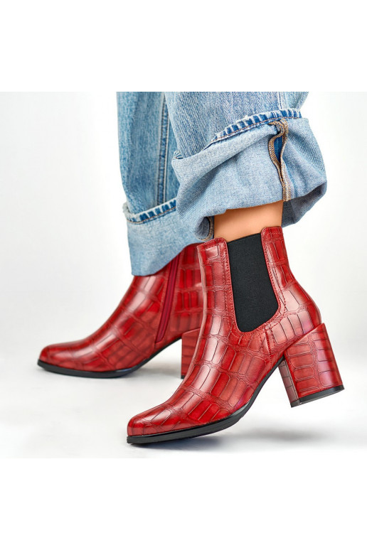 Punased öko nahast kingad Blaise