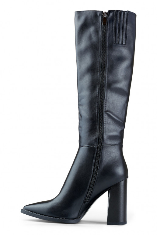 Naiste mustad ökonahast kõrged kontsad