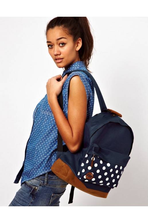 Originaalne ja trendikas Mi Pac seljakott "Polka Navy"