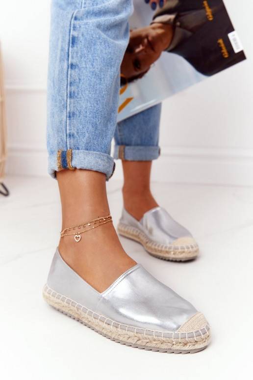 Espadrillid Big Star HH274504 Hõbedat värvi