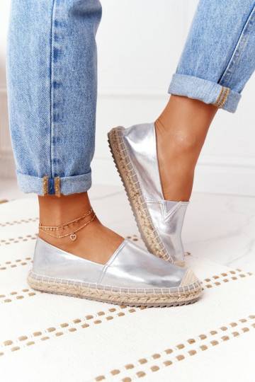 Espadrillid Big Star HH274504 Hõbedat värvi 2