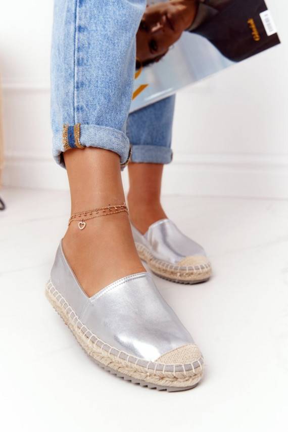 Espadrillid Big Star HH274504 Hõbedat värvi