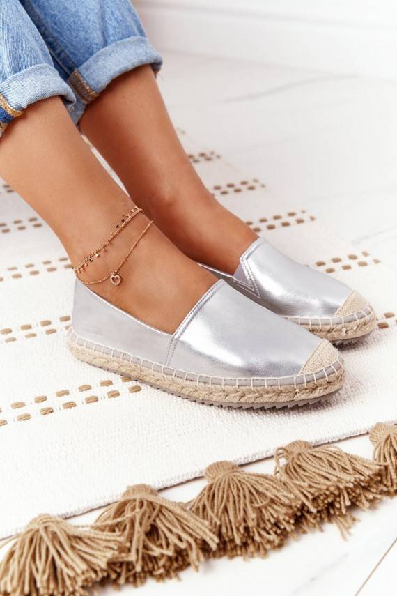 Espadrillid Big Star HH274504 Hõbedat värvi