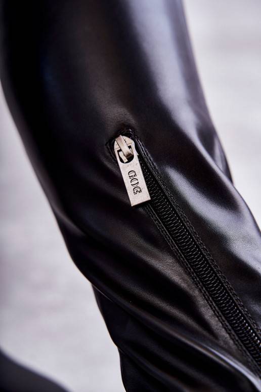 pika säärega saapad  GOE KK2N4024 mustad   pika säärega saapad  GOE KK2N4024 mustad