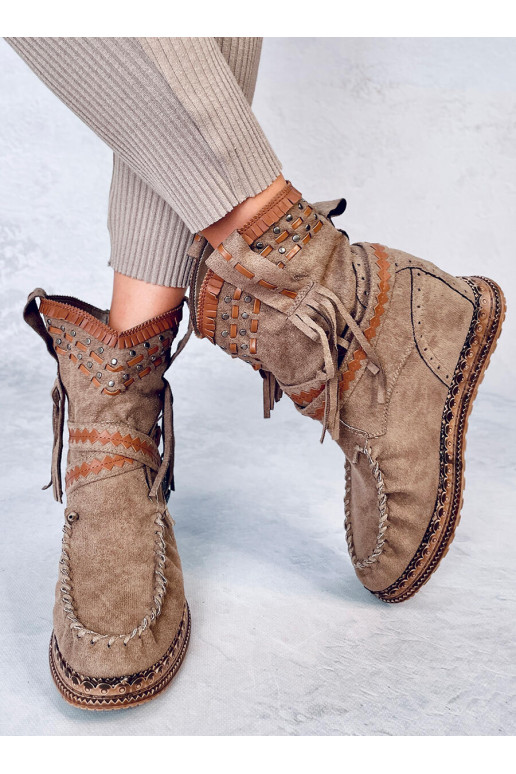 Naiste poolsaapad  LOTZ Khakivärvi