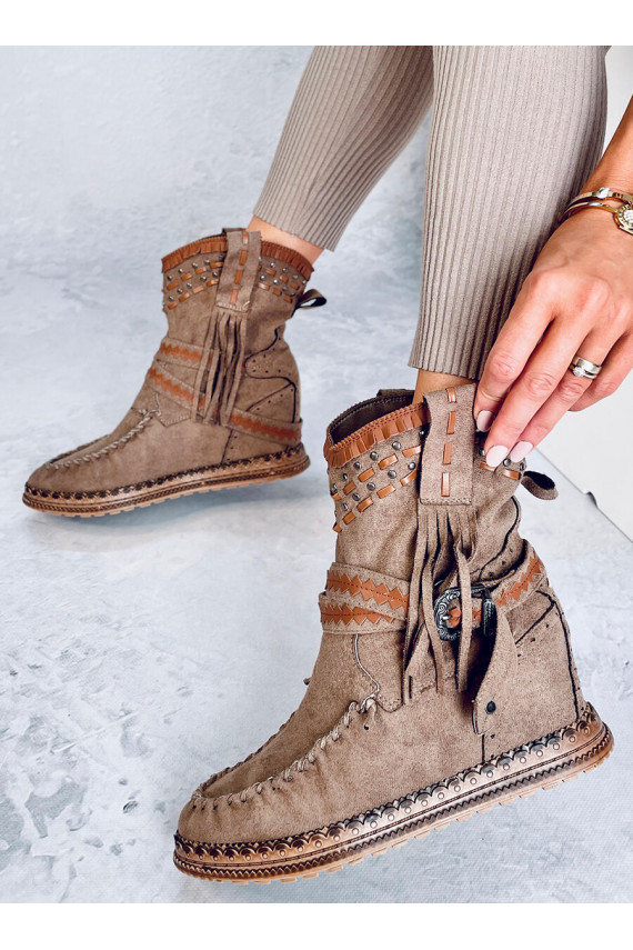 Naiste poolsaapad  LOTZ Khakivärvi