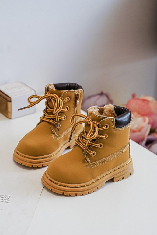 Laste jalanõud jalanõud tõmblukuga pruunid värvi Bansi