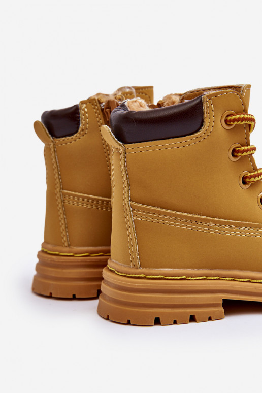 Laste jalanõud jalanõud tõmblukuga pruunid värvi Bansi