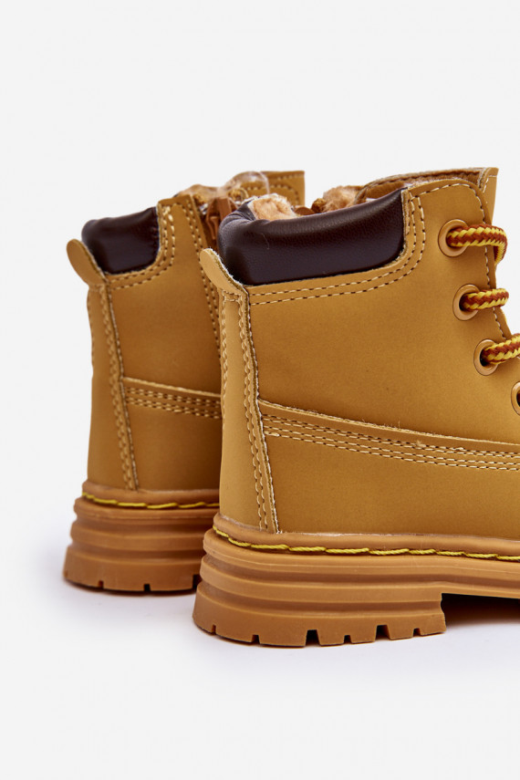 Laste jalanõud jalanõud tõmblukuga pruunid värvi Bansi