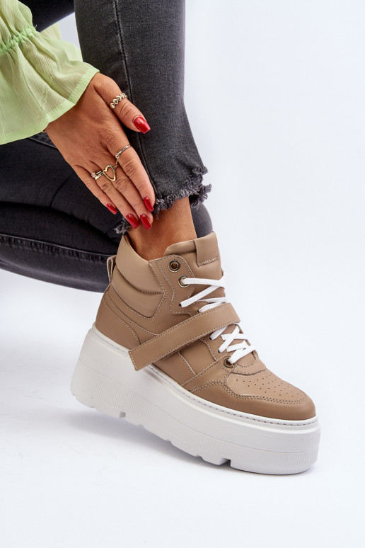 Zazoo Sneakers tüüpi jalanõud beeži värvi