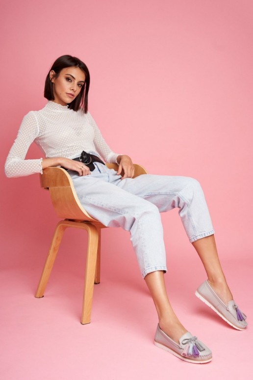 Seemisnahast mokassiinid narmastega...