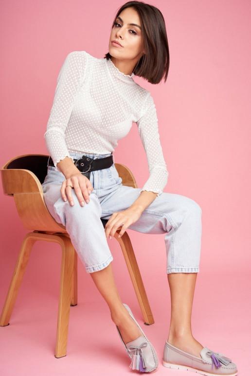 Seemisnahast mokassiinid narmastega...